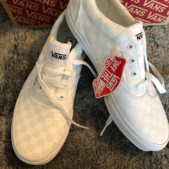 vans doheny white checker